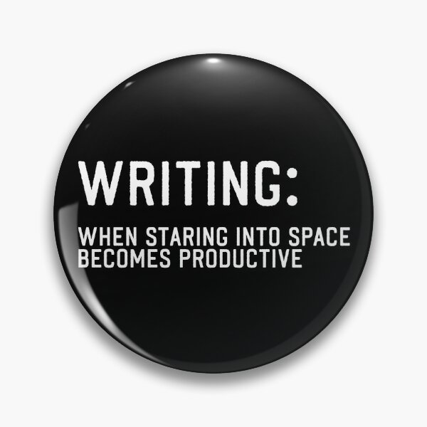 Item preview, Writing: when staring into space becomes productive designed and sold by shmodev.