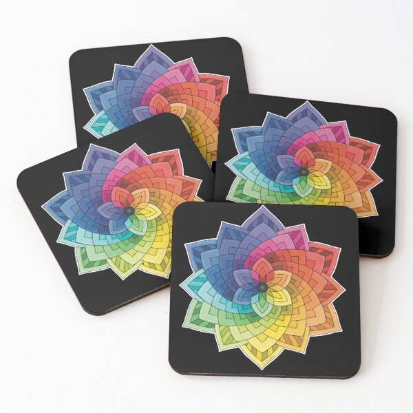 Item preview, Rainbow Mandala designed and sold by MadeByGeeClowes.