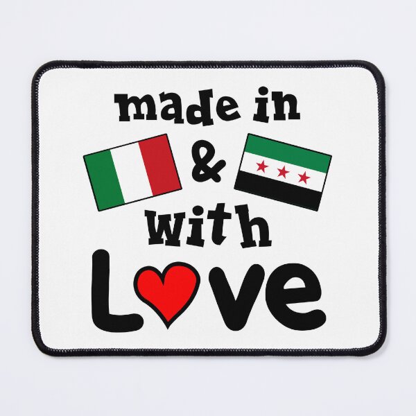 Item preview, Made in Italy & Syria with love designed and sold by KHATDESIGNITALY.