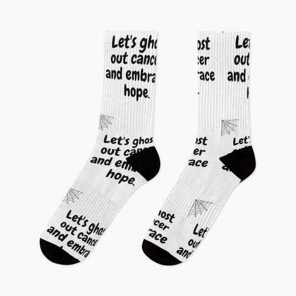 Item preview,  Halloween qoutes | Let's ghost out cancer and embrace hope. designed and sold by ArtsyElegance4U ⭐⭐⭐⭐⭐.