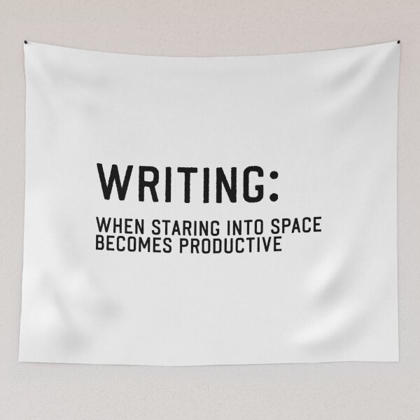 Item preview, Writing: when staring into space becomes productive designed and sold by shmodev.