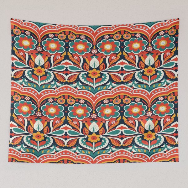 Item preview, Scandinavian Folk Pattern designed and sold by UrbanGraphixs.