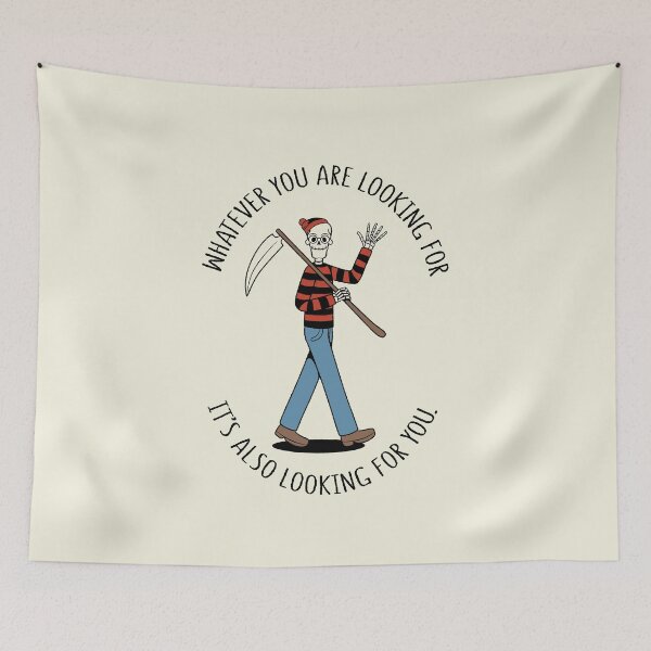 Item preview, I’m Also Looking For You Waldo Death by Tobe Fonseca designed and sold by Tobe Fonseca®.
