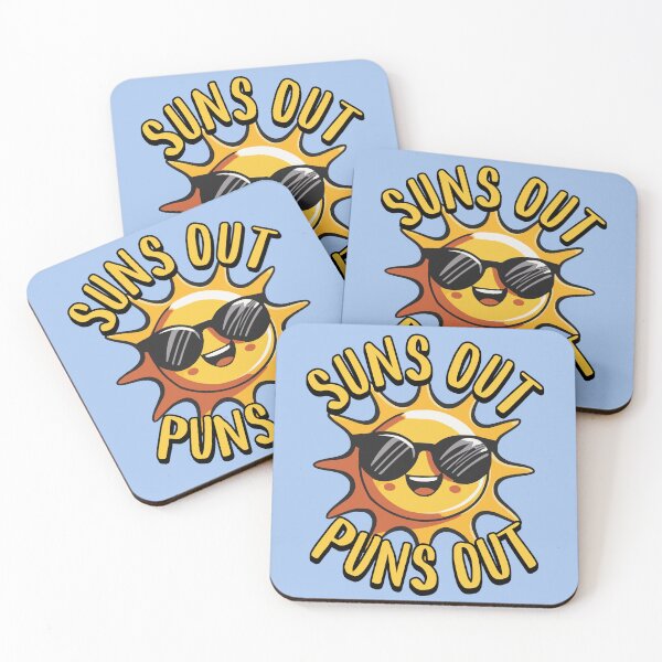 Item preview, Suns Out Puns Out! Funny Sun Cartoon designed and sold by PMCreative.
