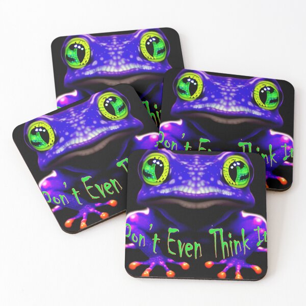 Item preview, Halloween Enchanted, WitchToad. "Don't even think it"; Witch Frog designed and sold by leyfinder.