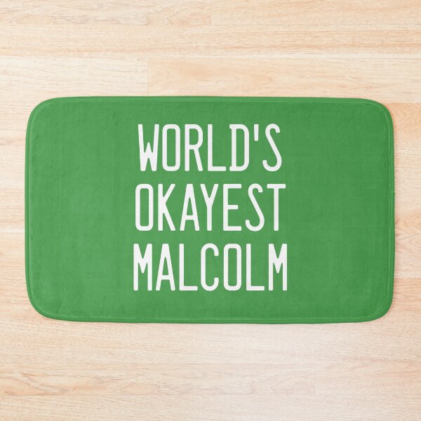 Item preview, World's Okayest Malcolm designed and sold by TimespunThreads.