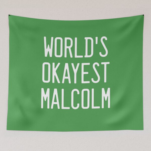Item preview, World's Okayest Malcolm designed and sold by TimespunThreads.