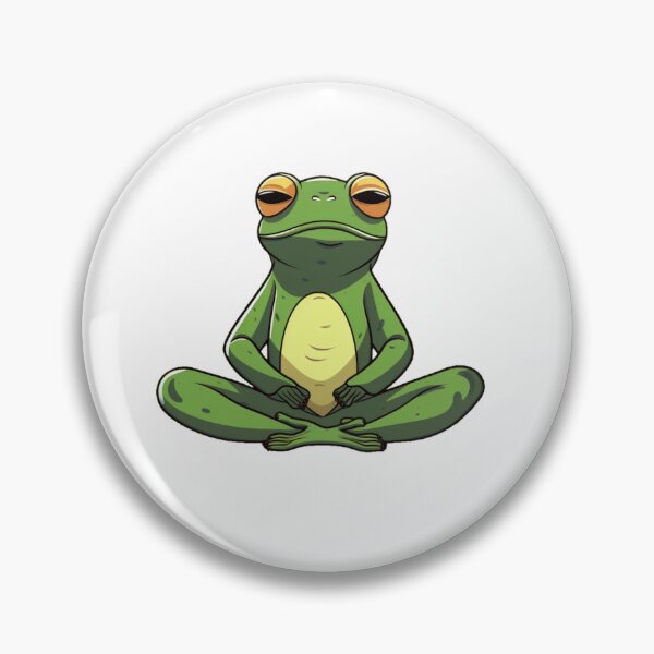 Item preview, Frog meditating designed and sold by PawelNature.