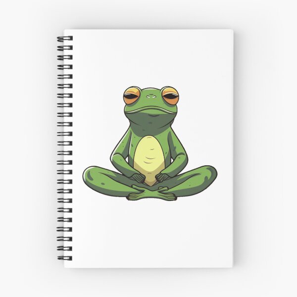Item preview, Frog meditating designed and sold by PawelNature.