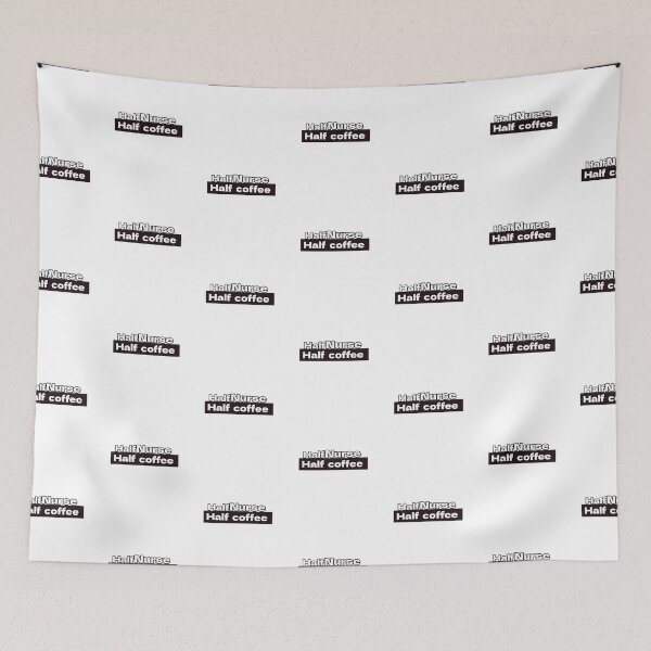 Item preview, Half nurse half coffee funny medical coffee  designed and sold by I-mydesign.