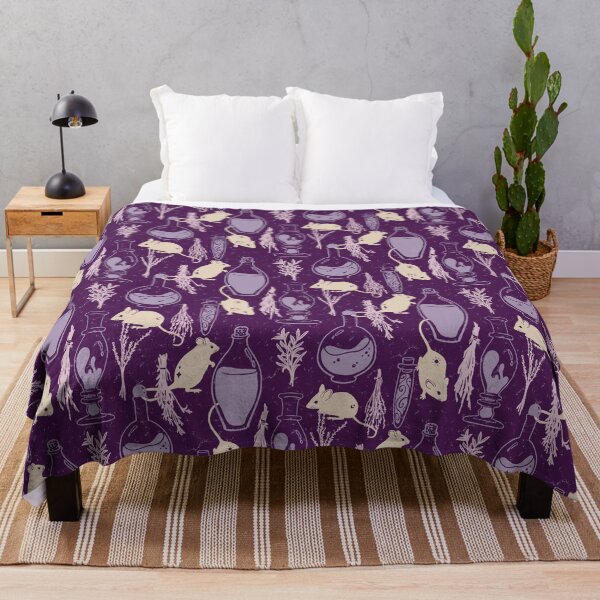 Item preview, Mice Hiding Among Potions - Bright Purple designed and sold by ashandinkstudio.