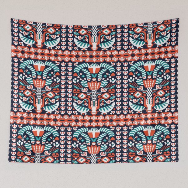 Item preview, Scandinavian Folk Pattern designed and sold by UrbanGraphixs.