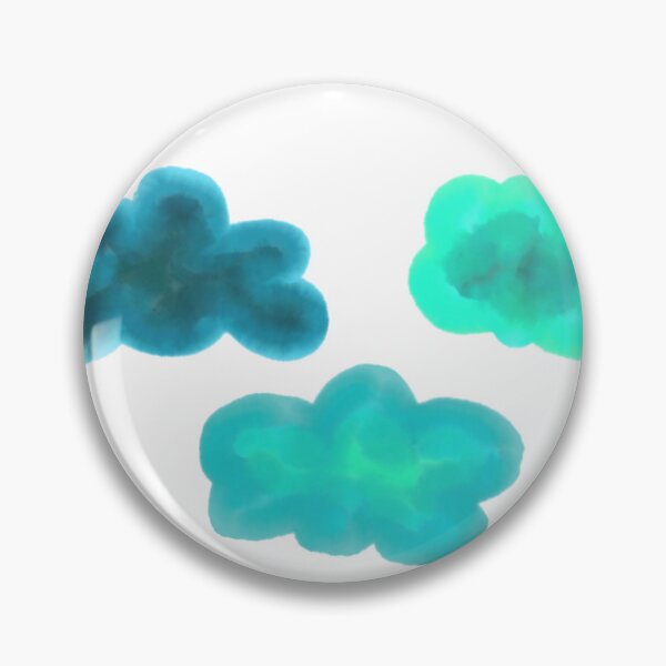 Item preview, Friendly clouds watercolor effect designed and sold by PocketRoom.