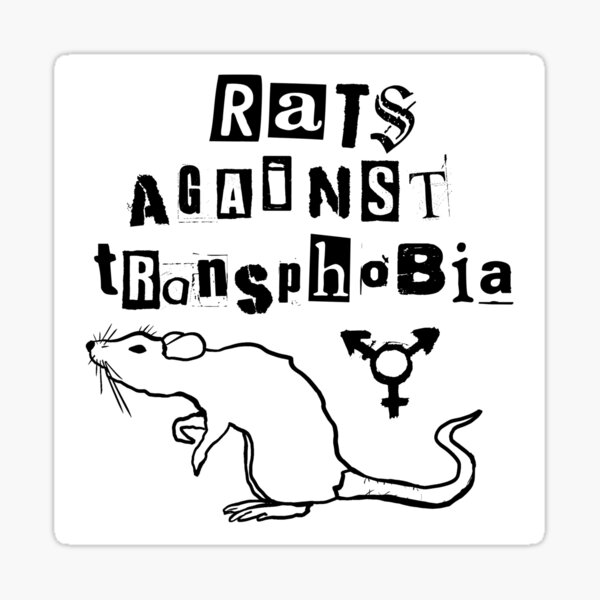 Item preview, Rats Against Transphobia! designed and sold by g0r0mi.