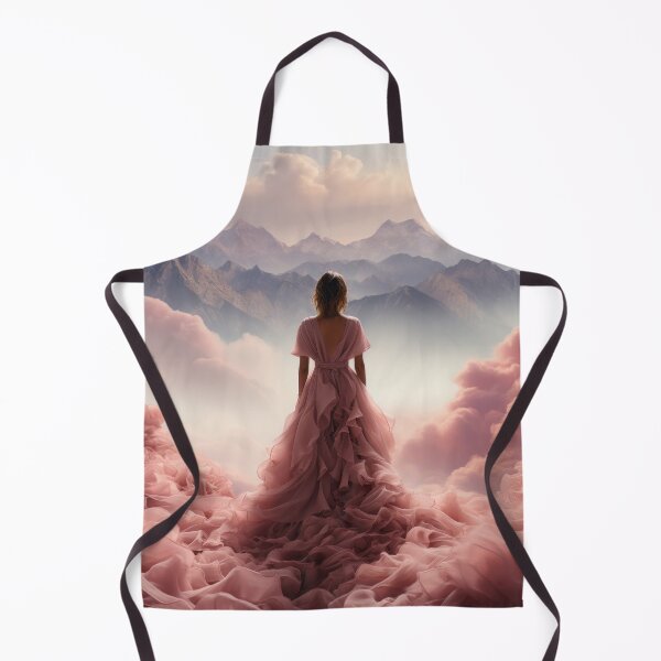 Item preview, Serene Woman Amidst Majestic Mountain Range in Nature's Embrace designed and sold by Domitian Tincaba.