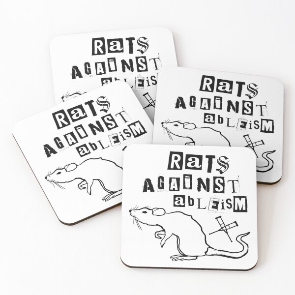 Item preview, Rats Against Ableism! designed and sold by g0r0mi.