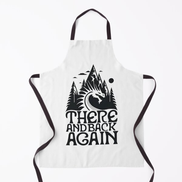 Item preview, There and Back Again - Typography - Dragon and Mountain - Fantasy designed and sold by Fenay Designs.