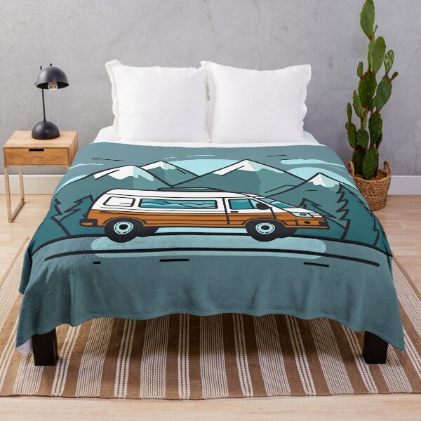 Campervan fleece online blanket