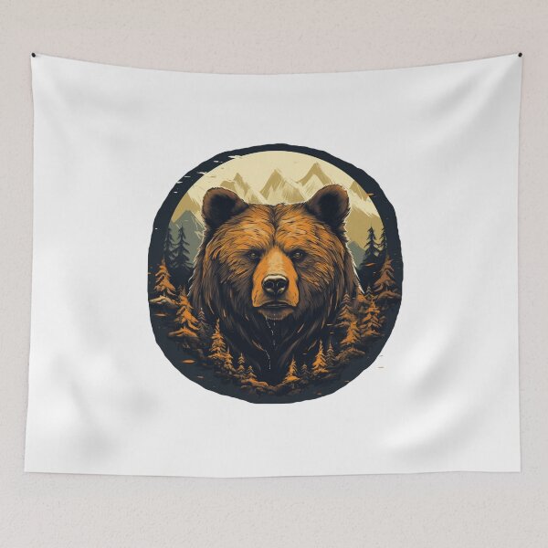 Item preview, Bear And Nature | Classic T-Shirt designed and sold by NicolasGlowArt.