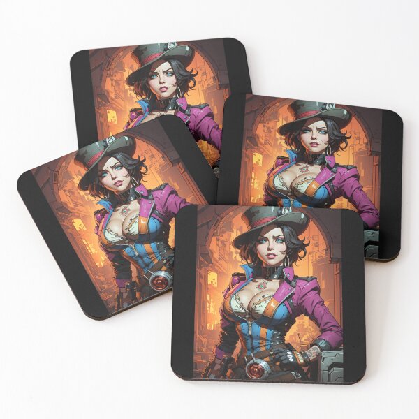 Item preview, Steampunk female sniper portrait - Cel-shading style designed and sold by DigitalEmporio.