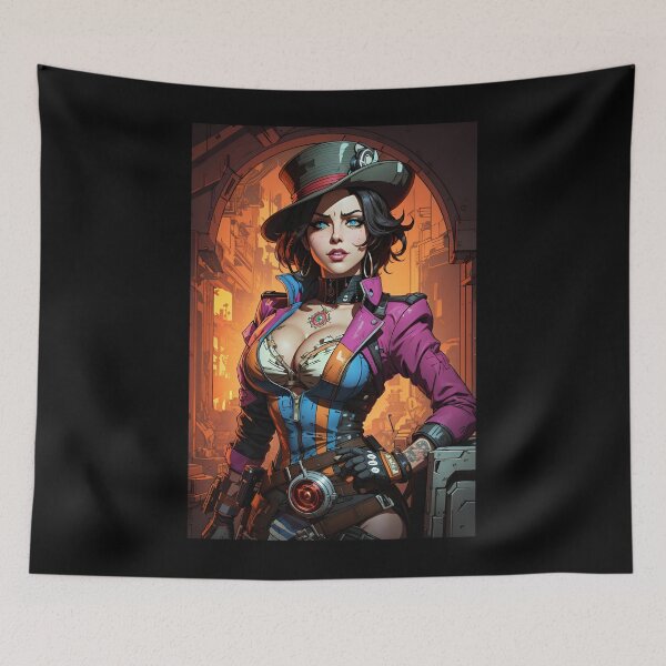 Item preview, Steampunk female sniper portrait - Cel-shading style designed and sold by DigitalEmporio.