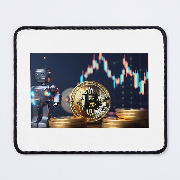Item preview, "The Happy Bitcoin Robot" designed and sold by koyotestore.