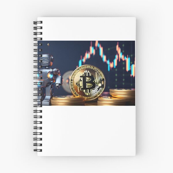 Item preview, "The Happy Bitcoin Robot" designed and sold by koyotestore.