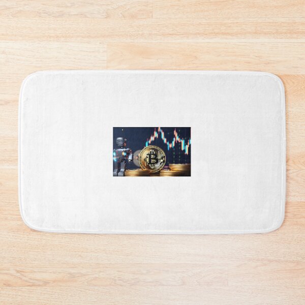 Item preview, "The Happy Bitcoin Robot" designed and sold by koyotestore.