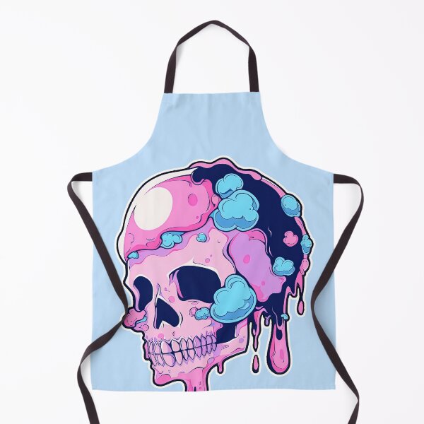 Item preview, Colorful Bubblegum Skull Lollipop Pink and Blue Sweets Juicy Spooky Halloween designed and sold by BubbleBone.