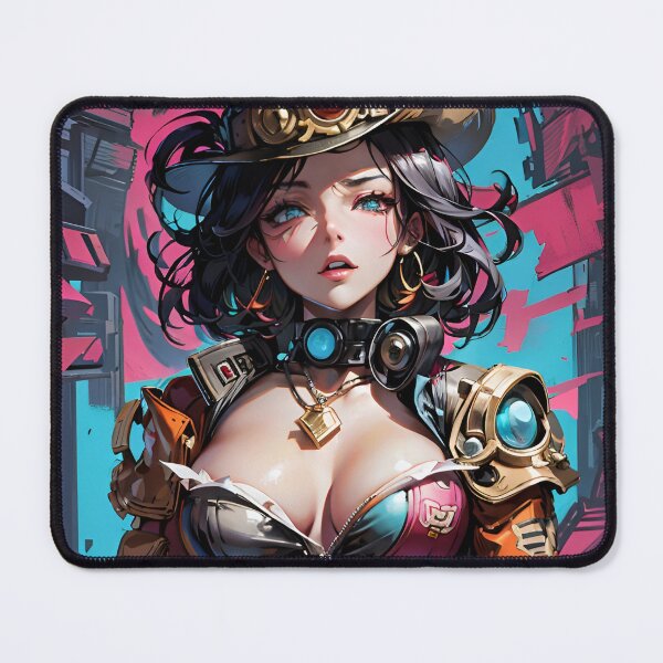 Item preview, Steampunk female portrait - Cel-shading, Japan anime style designed and sold by DigitalEmporio.
