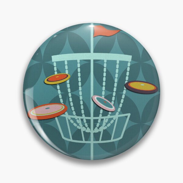 Item preview, Disc Golf Baskets Teal designed and sold by AmeeMax.