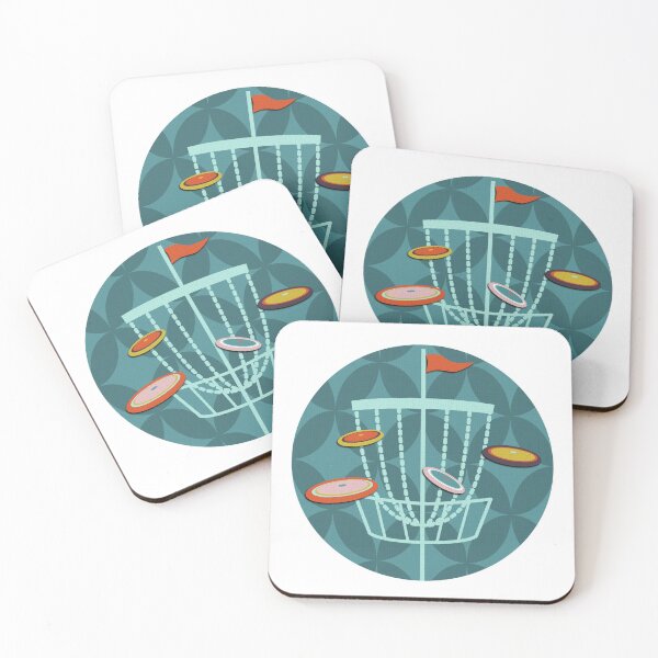 Item preview, Disc Golf Baskets Teal designed and sold by AmeeMax.