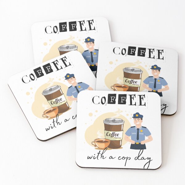Item preview, Coffee with a cop day designed and sold by OscarShoping.