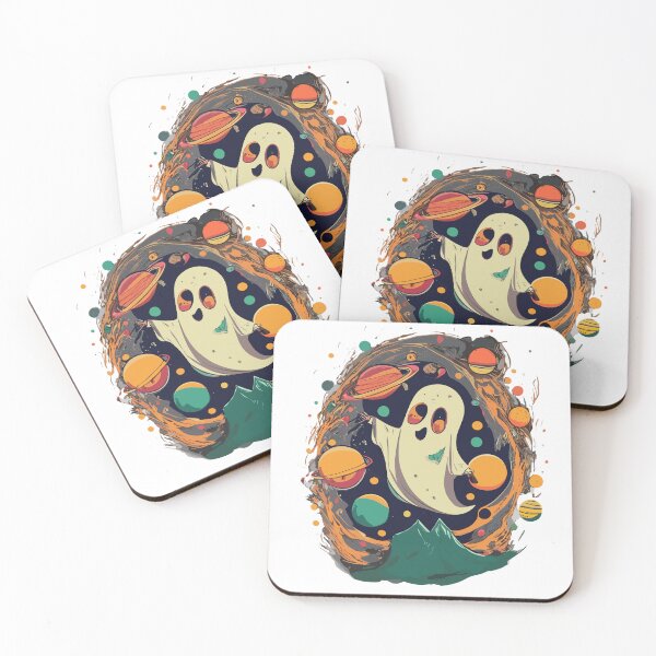 Item preview, Spooky Specter in Outer Space: A 'Boo-tiful' Halloween Treat!" designed and sold by ArtQueen777.