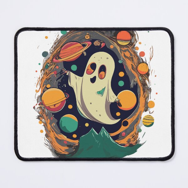 Item preview, Spooky Specter in Outer Space: A 'Boo-tiful' Halloween Treat!" designed and sold by ArtQueen777.