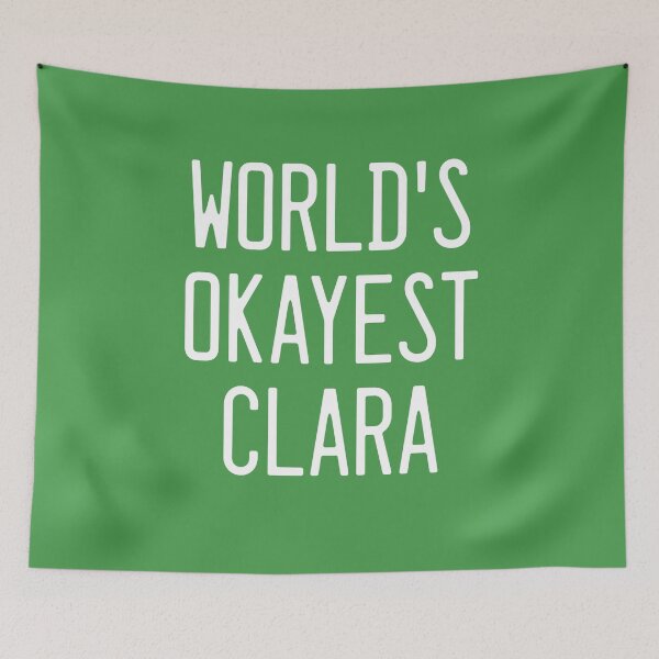 Item preview, World's Okayest Clara designed and sold by TimespunThreads.