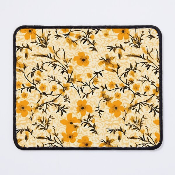 Item preview, Yellow floral pattern. designed and sold by maii7879.