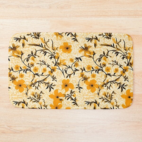 Item preview, Yellow floral pattern. designed and sold by maii7879.