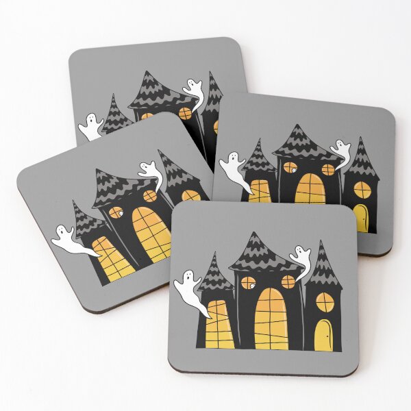 Item preview, Spooky Haunted House with Ghosts Cartoon, made by EndlessEmporium designed and sold by EndlessEmporium.