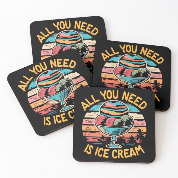 Item preview, Colorful Ice Cream Illustration designed and sold by nicestr.
