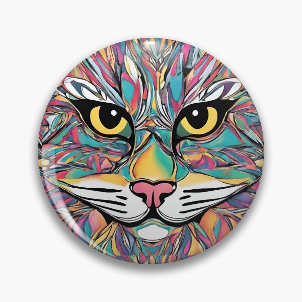 Aperçu de l'œuvre chat de couleur créée et vendue par TFrequencyStore.