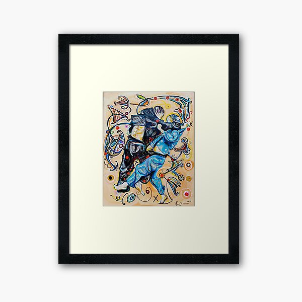 Item preview, Jiu-Jitsu Blue -BJJ- Original Painting -  Art By Kim Dean designed and sold by KimDeanArtist.