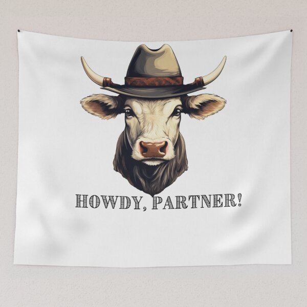 Item preview, Cowboy Cow - Howdy Partner designed and sold by GalaxyExplorers.