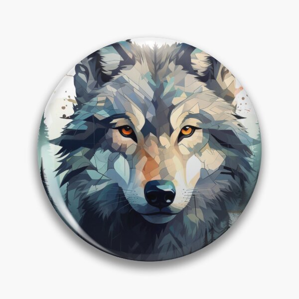 Item preview, Art Wolf | Classic T-Shirt, Sticker designed and sold by NicolasGlowArt.