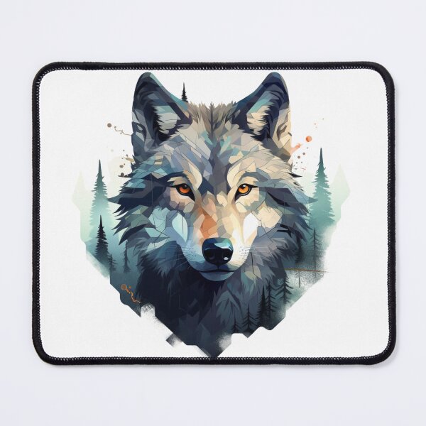 Item preview, Art Wolf | Classic T-Shirt, Sticker designed and sold by NicolasGlowArt.