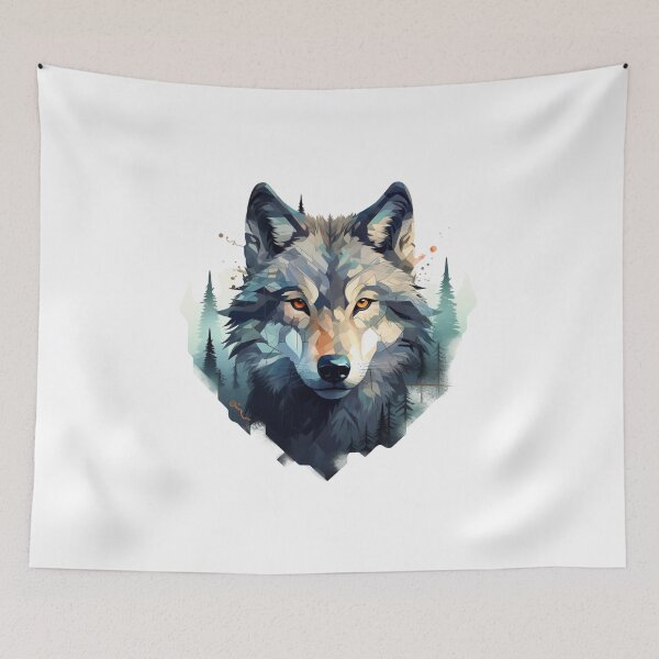Item preview, Art Wolf | Classic T-Shirt, Sticker designed and sold by NicolasGlowArt.