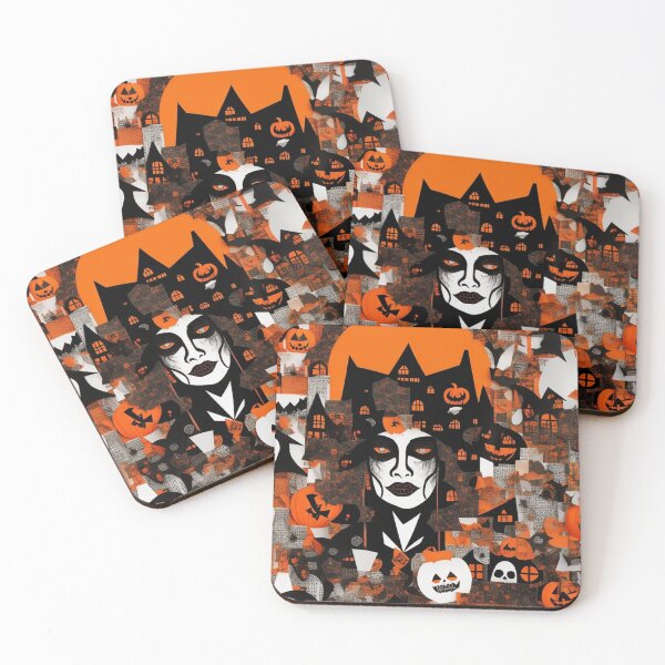 Item preview, Halloween papercraft-papercut collage pumpkins designed and sold by JaroDesign2023.