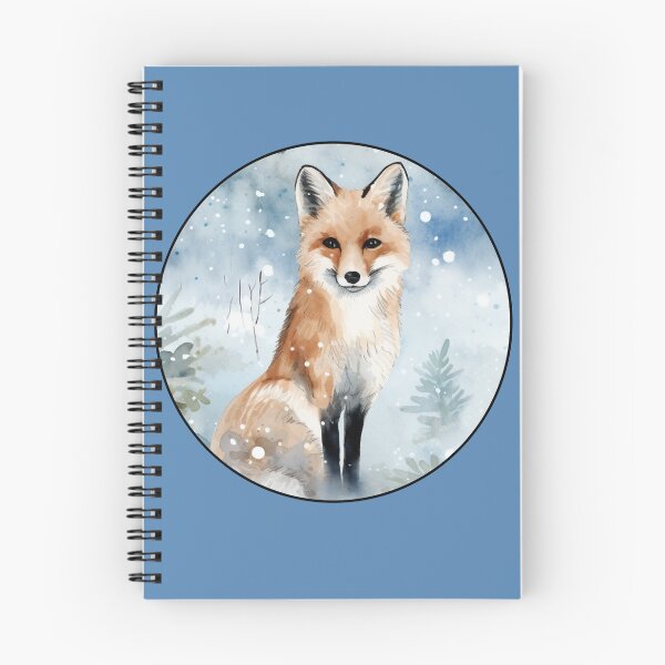 Item preview, Fox in Winter | Watercolour designed and sold by SukiCreatives.