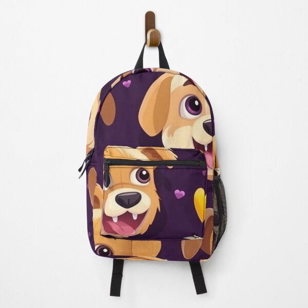Item preview, Cute dogs in purple background designed and sold by Tintin1996.