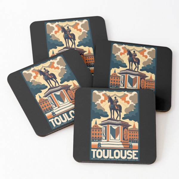 Item preview, A Vintage Travel Art of Toulouse - France designed and sold by GoodOldVintage.